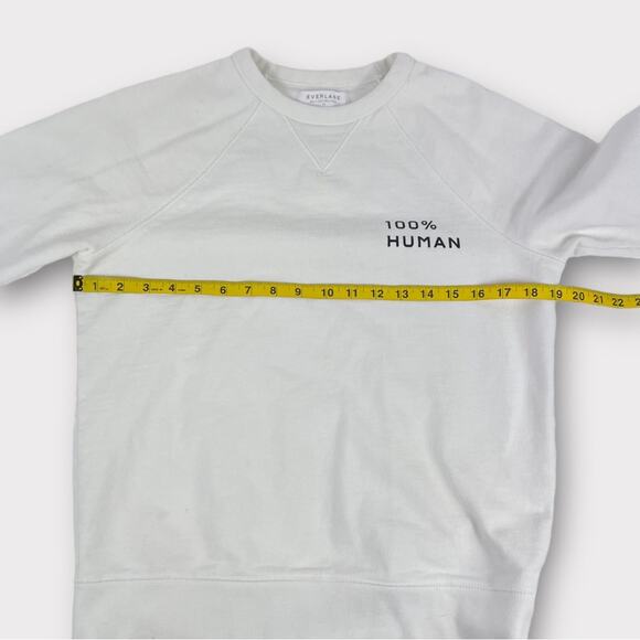 Everlane The 100% Human Unisex Crewneck Sweatshirt Size XS - Picture 3 of 3